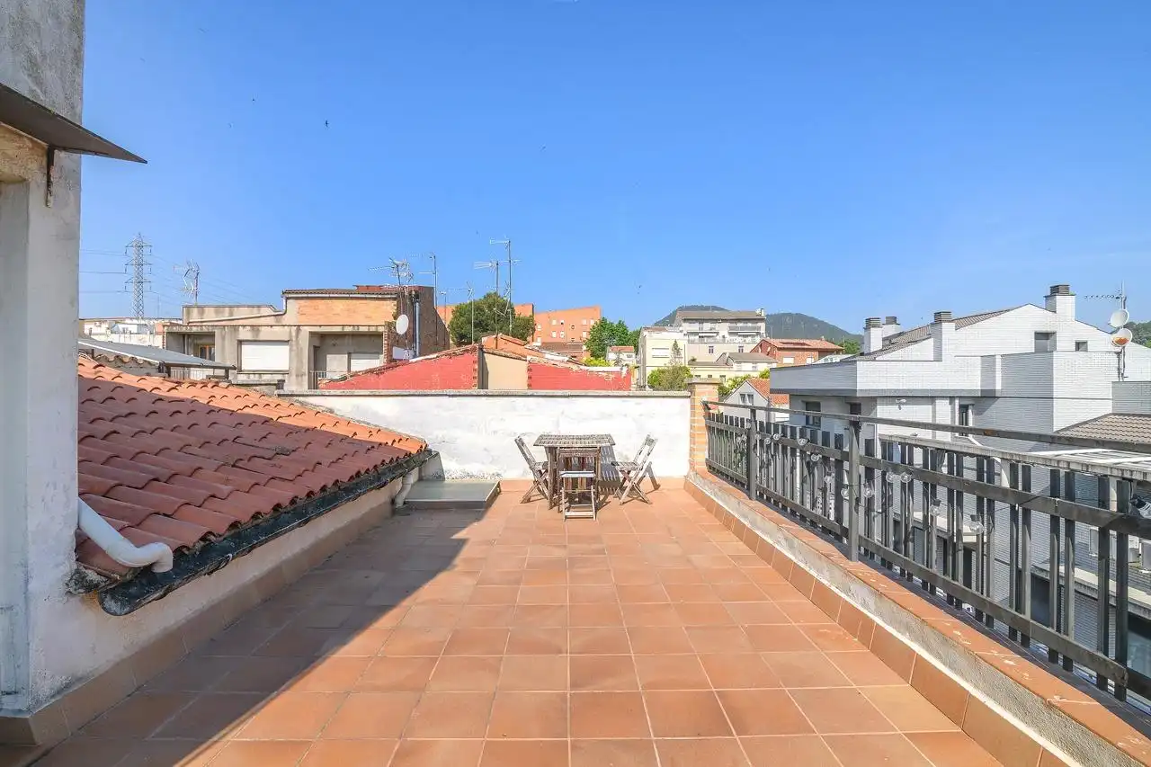 Terrace of Flat for sale in Sant Joan de Vilatorrada  with Air Conditioner and Heating