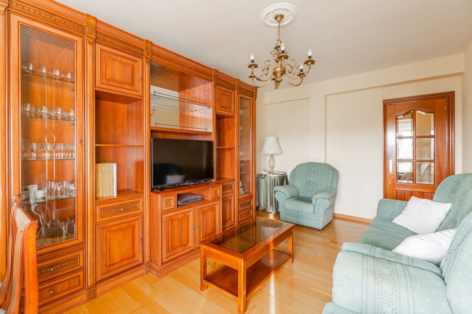 Sala de estar de Piso en venta en Artajona con Calefacción, Parquet y Trastero