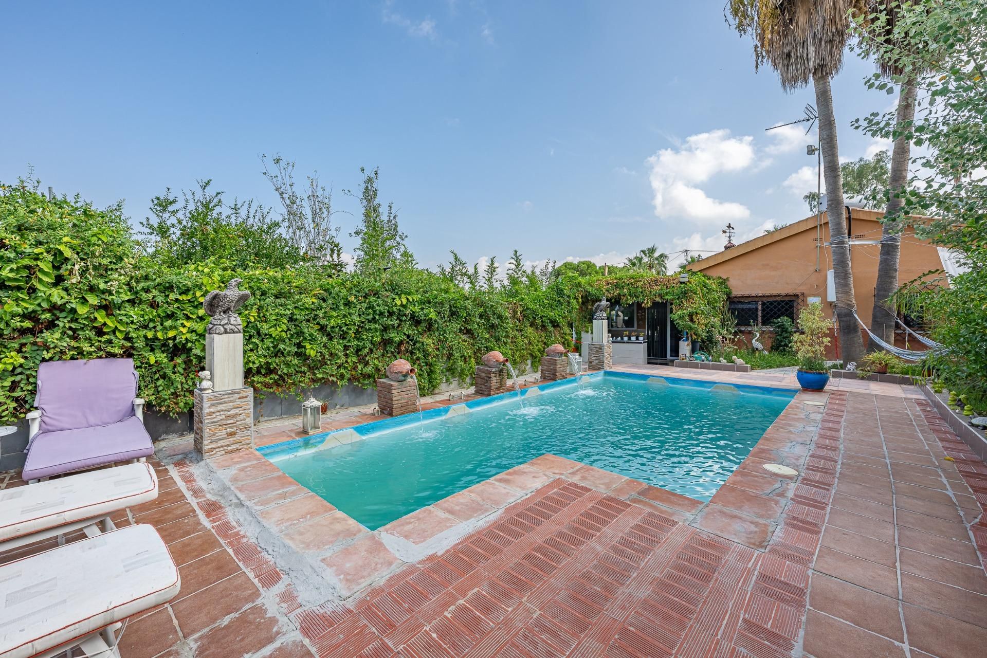 Swimming pool of House or chalet for sale in Cártama