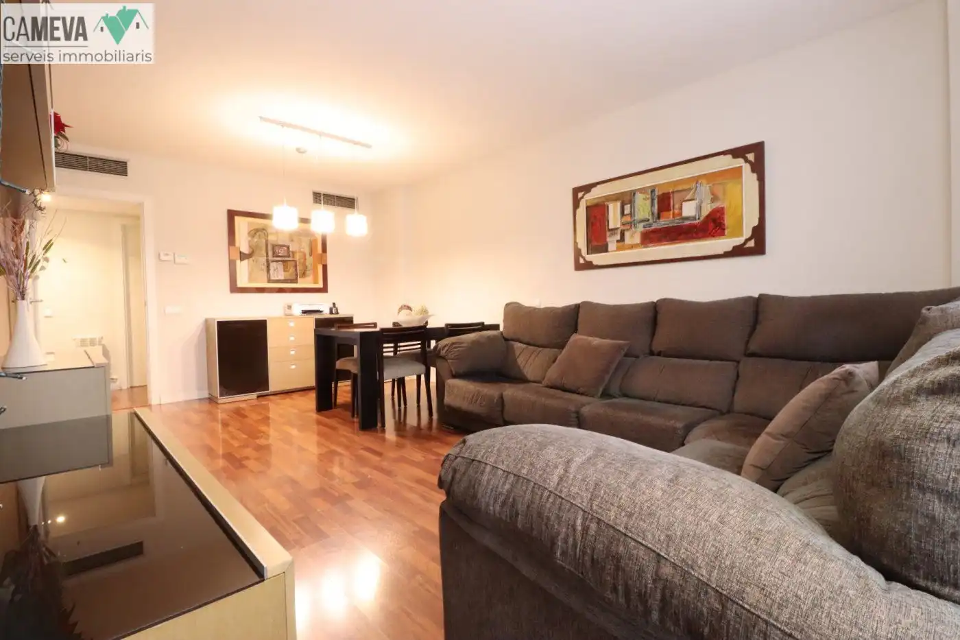 Wohnzimmer von Wohnung zum Verkauf in Barberà del Vallès mit Klimaanlage, Heizung und Privatgarten