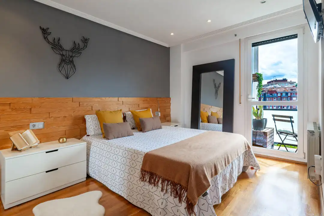 Schlafzimmer von Wohnung zum Verkauf in Pasaia mit Heizung und Terrasse
