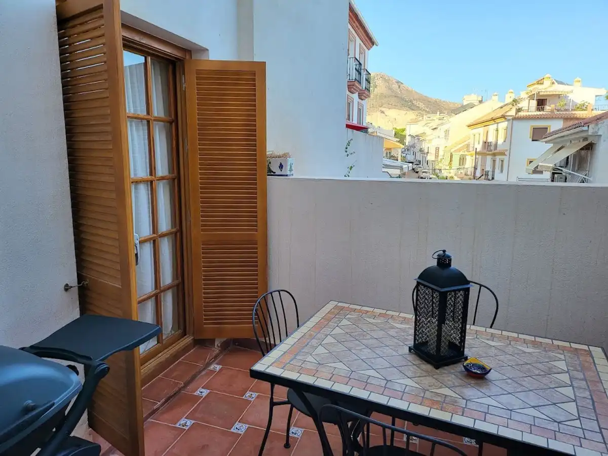 Terrace of Duplexes for sale in Benalmádena  with Air Conditioner and Furnished