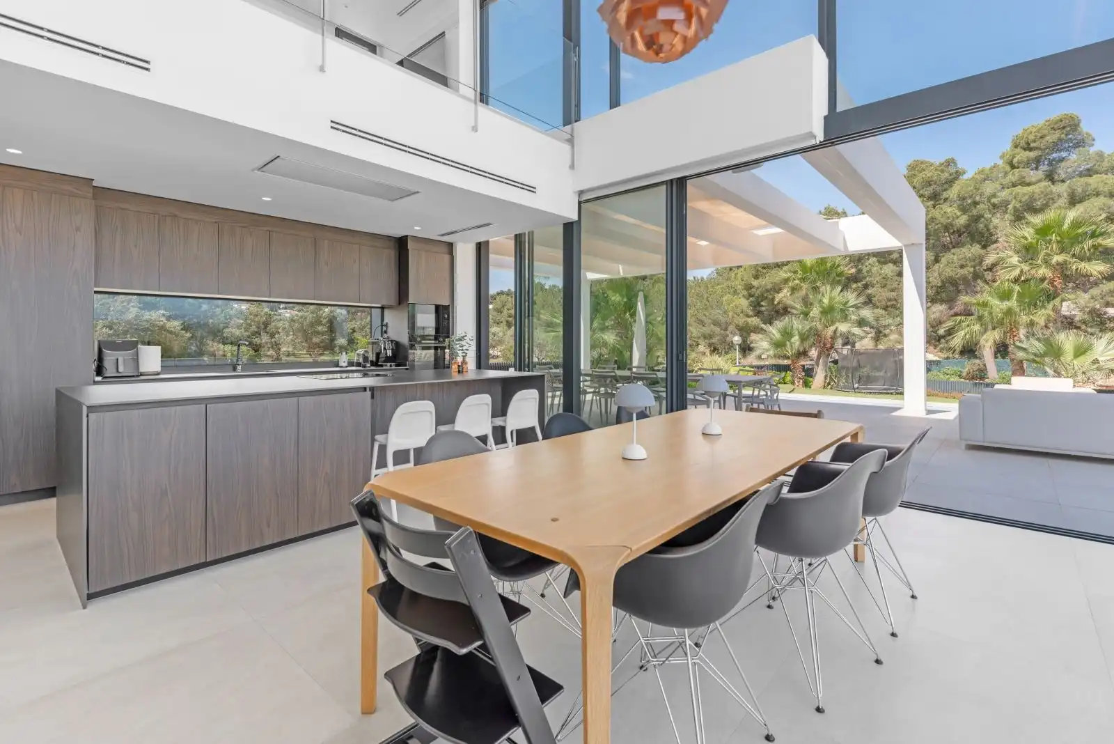 Dining room of Houses for sale in Jávea / Xàbia  with Air Conditioner, Heating and Private garden