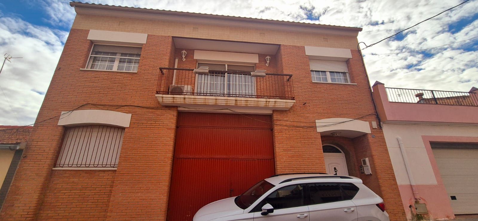 Exterior view of Single-family semi-detached for sale in  Murcia Capital  with Air Conditioner, Heating and Terrace