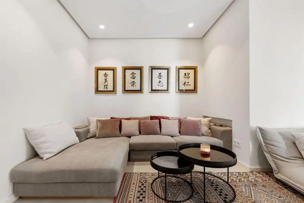Living room of Ground floor for sale in Benahavís  with Air Conditioner, Private garden and Terrace