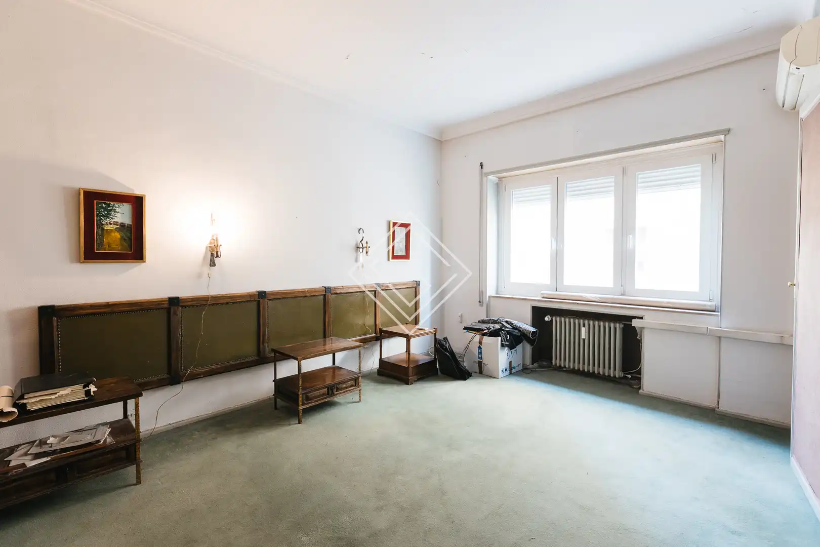 Sala d'estar de Pis en venda en Madrid amb Calefacció, Jardí privat i Traster