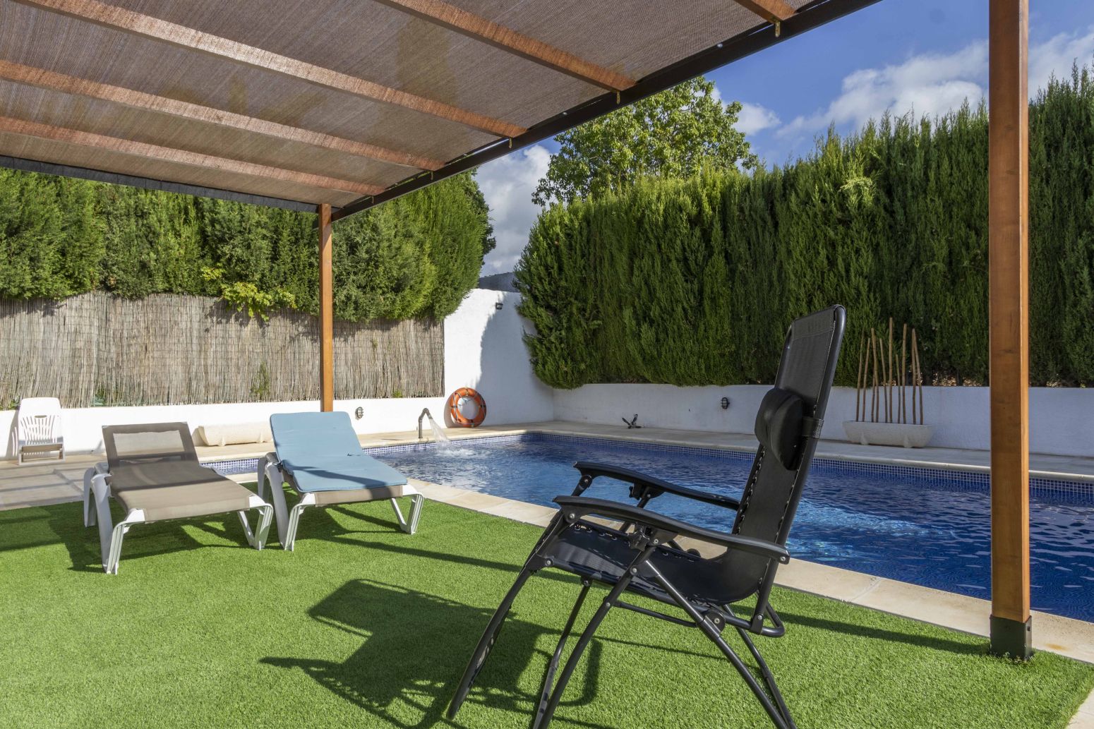Piscina de Casa o xalet en venda en Náquera amb Aire condicionat, Jardí privat i Terrassa