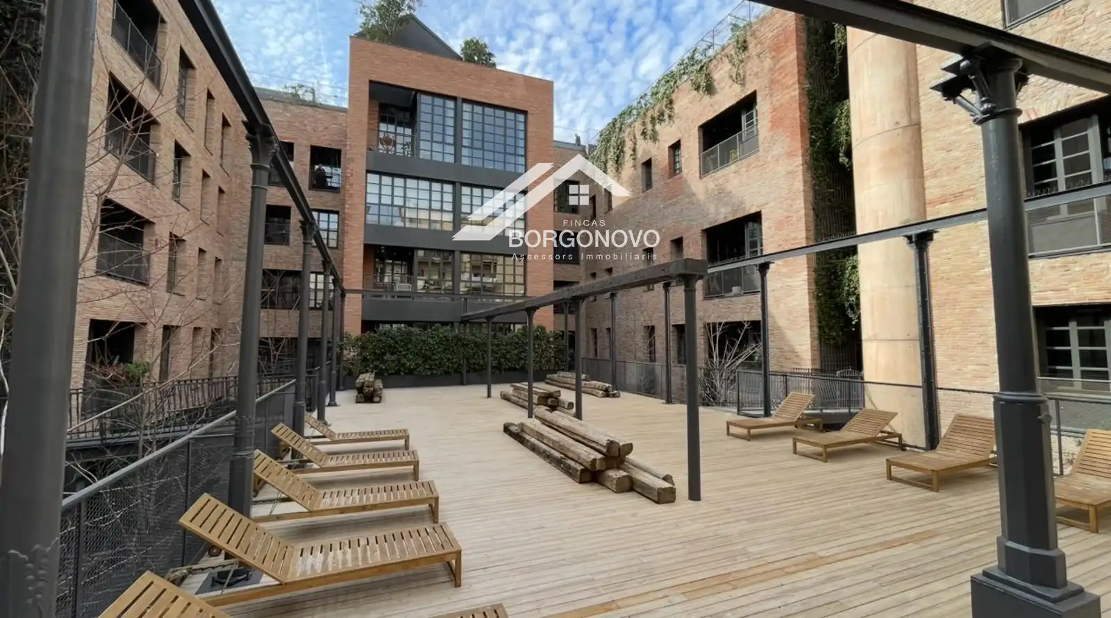 Terrassa de Pis de lloguer en Barcelona amb Aire condicionat, Calefacció i Terrassa