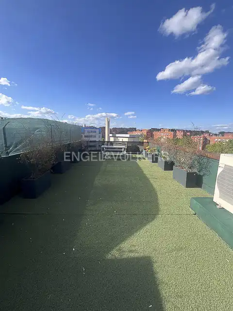 Terrasse von Dachboden zur Miete in Alcobendas mit Klimaanlage, Heizung und Terrasse