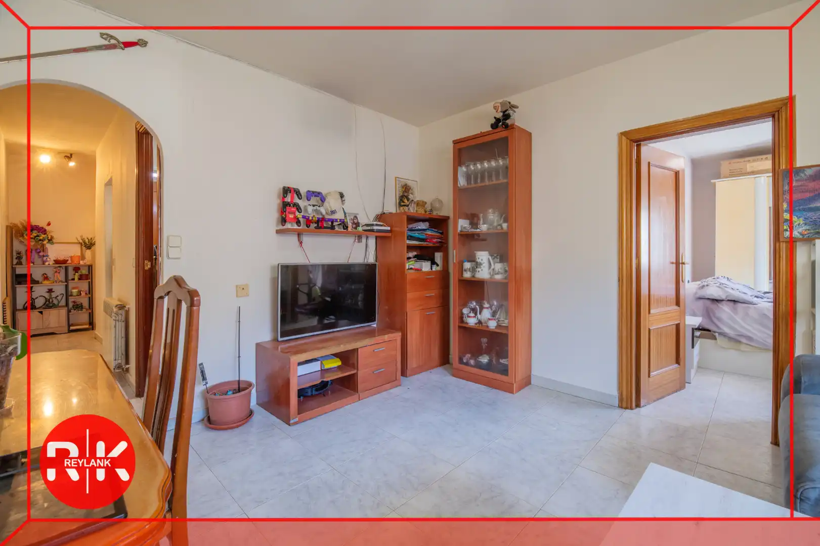 Wohnzimmer von Wohnung zum Verkauf in Coslada mit Klimaanlage