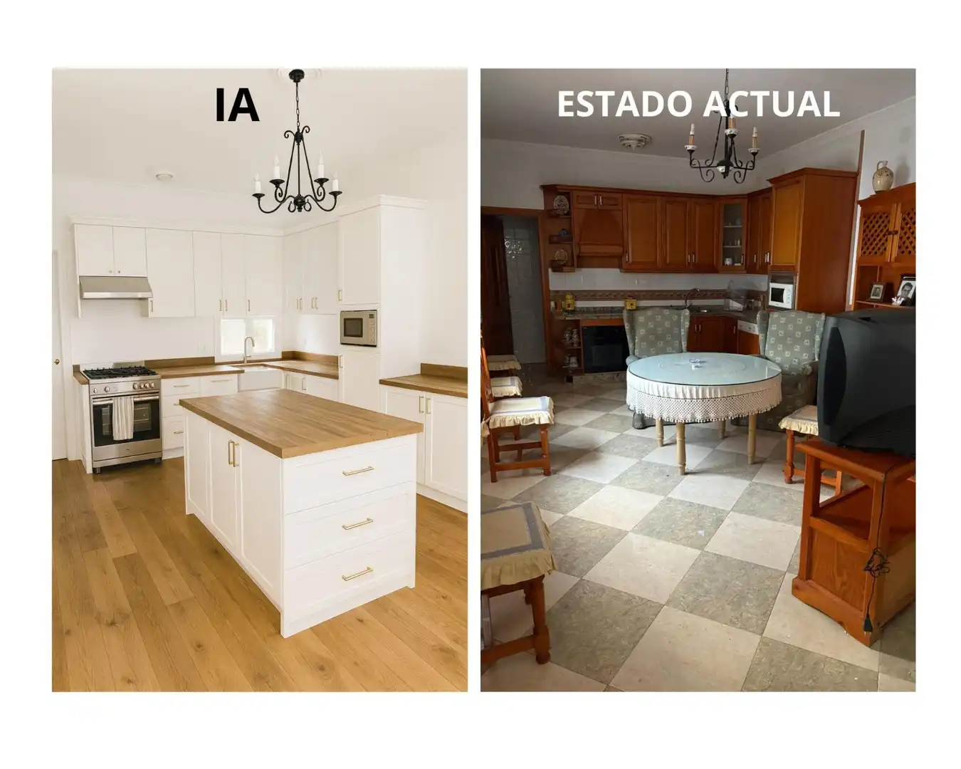 Cuina de Casa o xalet en venda en Las Navas de la Concepción