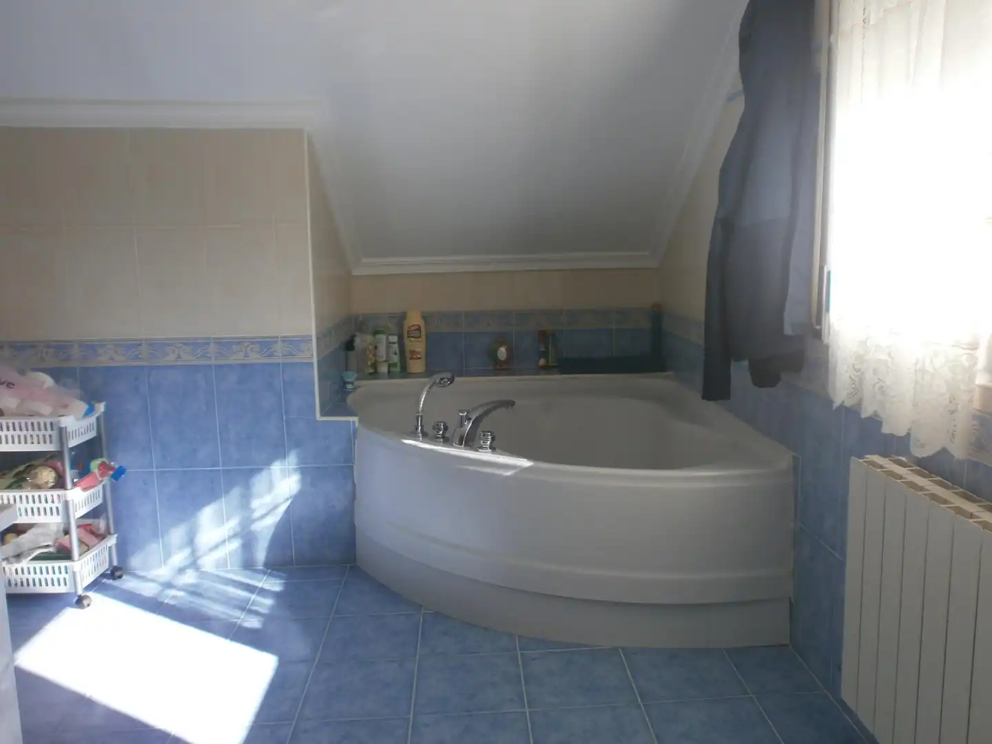 Bany de Casa o xalet en venda en La Lastrilla  amb Calefacció, Jardí privat i Terrassa