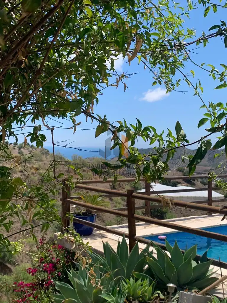 Exterior view of Country homes for sale in Iznate  with Terrace, Storage room and Swimming Pool