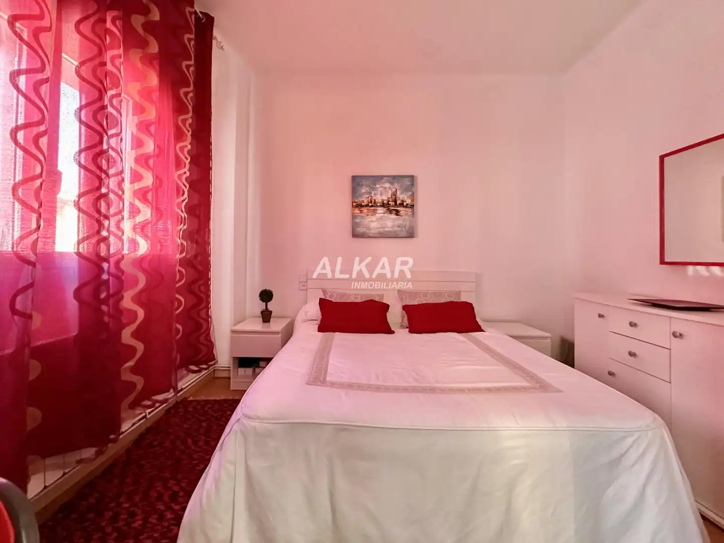 Bedroom of Houses for sale in Ribaforada  with Air Conditioner, Heating and Parquet flooring