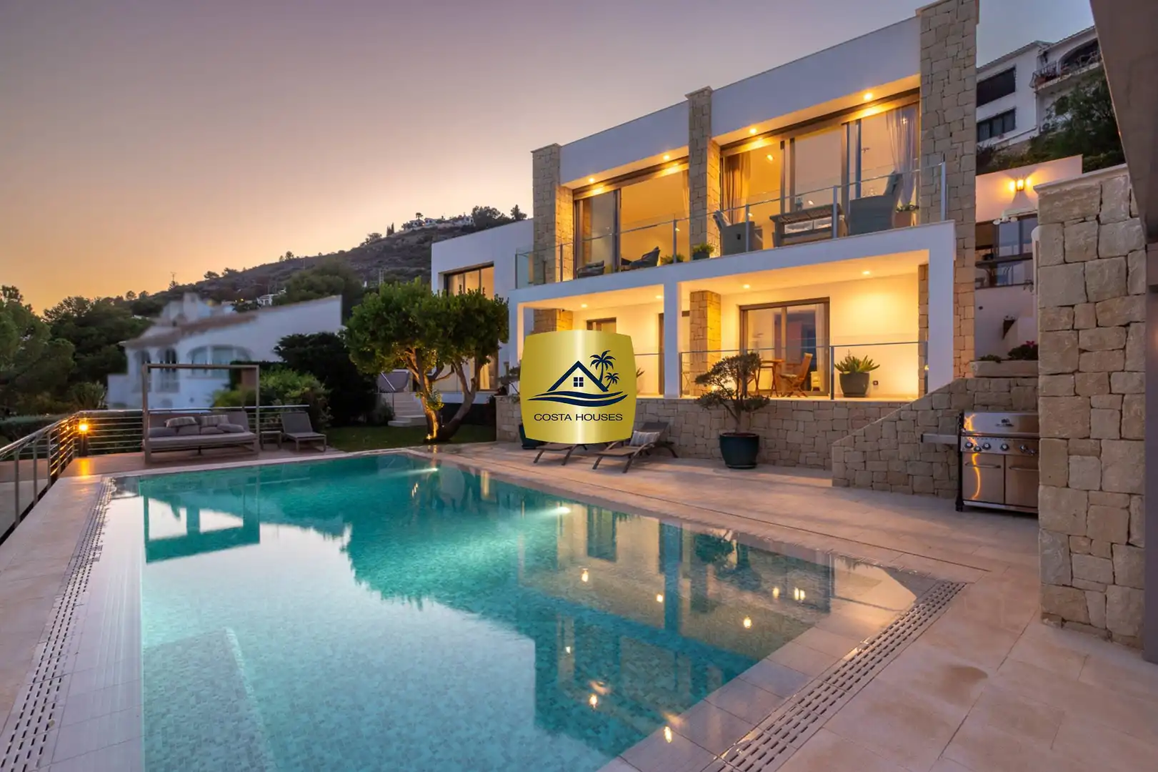 Vista exterior de Casa o chalet en venta en Jávea / Xàbia con Aire acondicionado, Jardín privado y Terraza