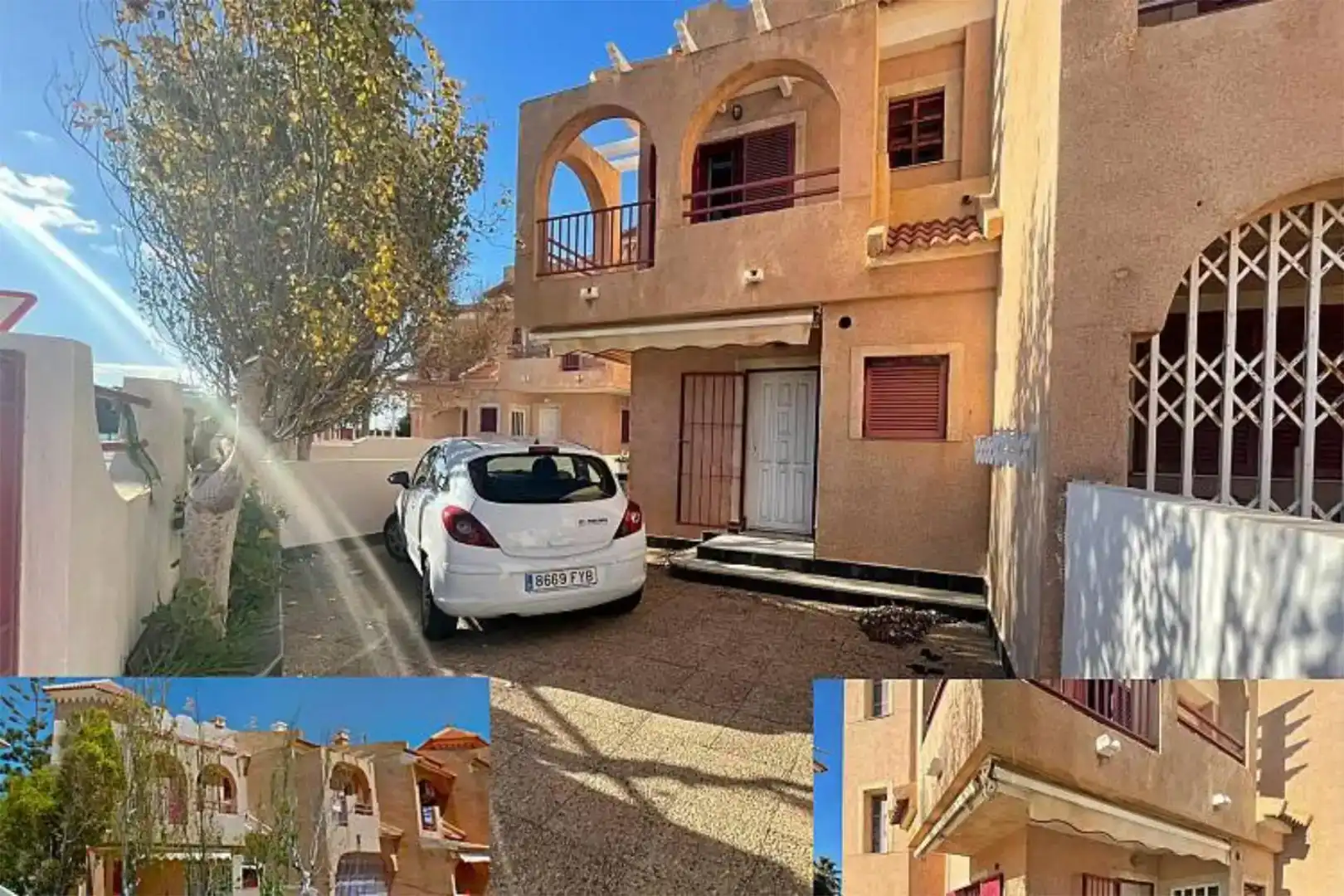 Außenansicht von Maisonette zur Miete in Mazarrón mit Privatgarten, Schwimmbad und Möbliert