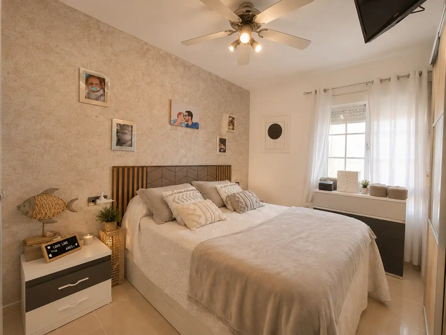 Bedroom of Flat for sale in Roquetas de Mar  with Air Conditioner, Terrace and Community pool