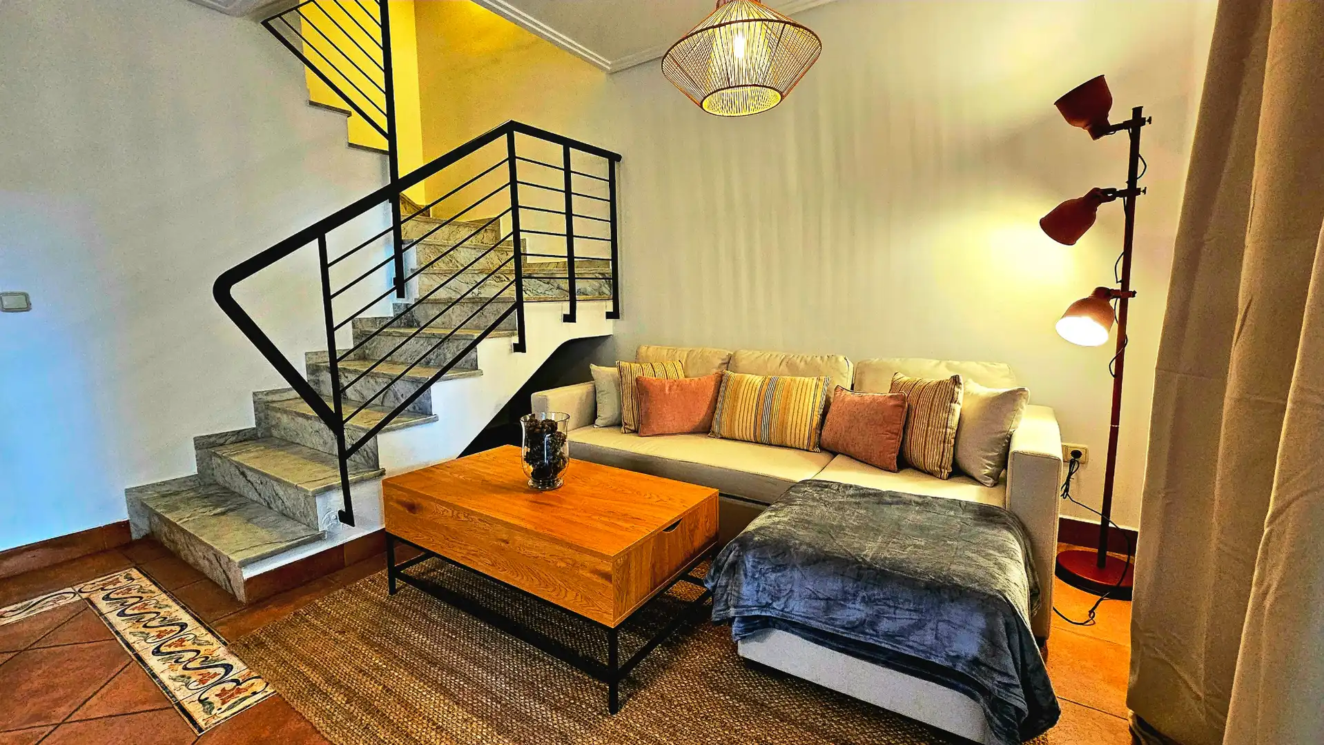 Living room of Houses for rent in Islantilla  with Private garden, Furnished and Oven