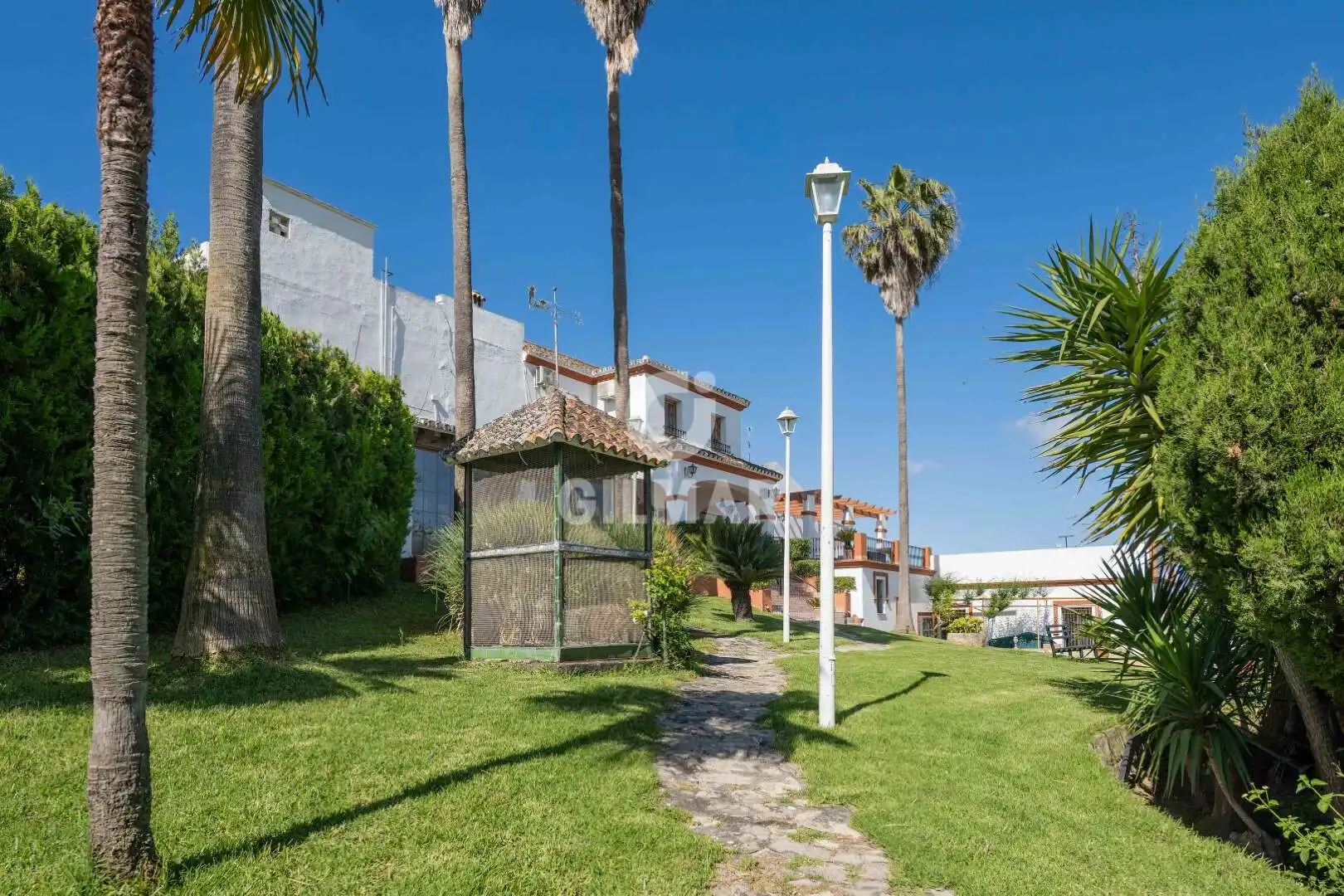 Exterior view of Houses for sale in Villamartín  with Heating, Private garden and Swimming Pool