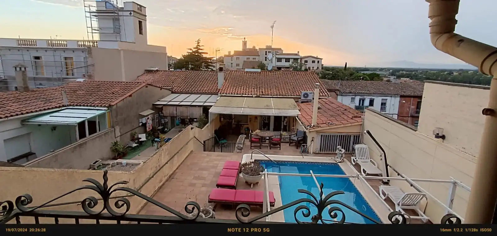 Terraza de Casa o chalet en venta en Llagostera con Aire acondicionado, Calefacción y Jardín privado