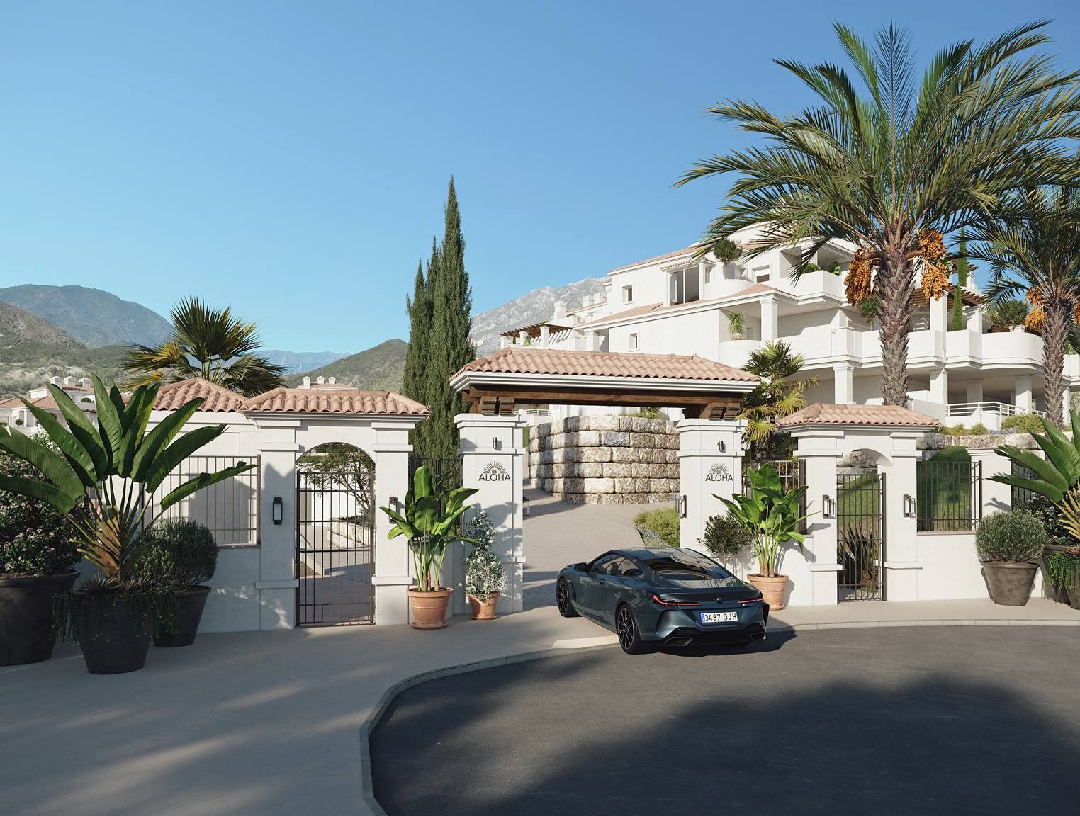 Exterior view of Planta baja for sale in Marbella  with Air Conditioner, Terrace and Swimming Pool