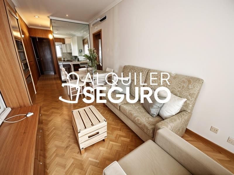 Living room of Flat to rent in  Madrid Capital  with Air Conditioner, Heating and Terrace