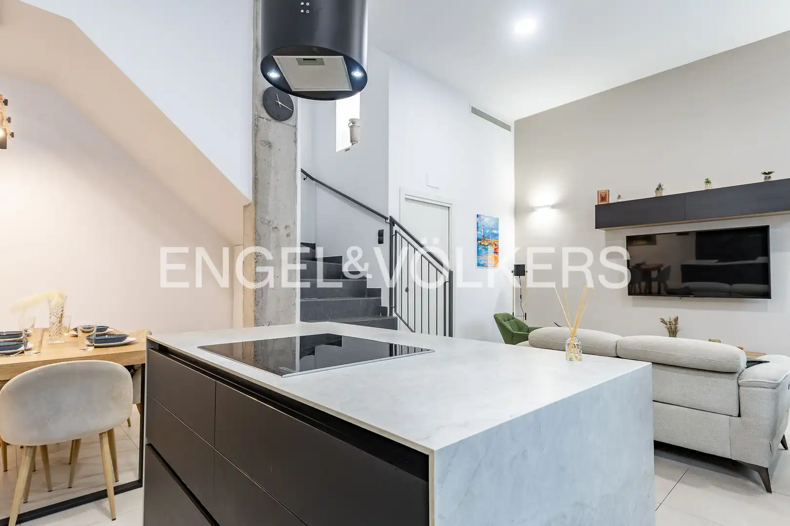Cocina de Casa adosada en venta en Badalona con Aire acondicionado, Calefacción y Terraza