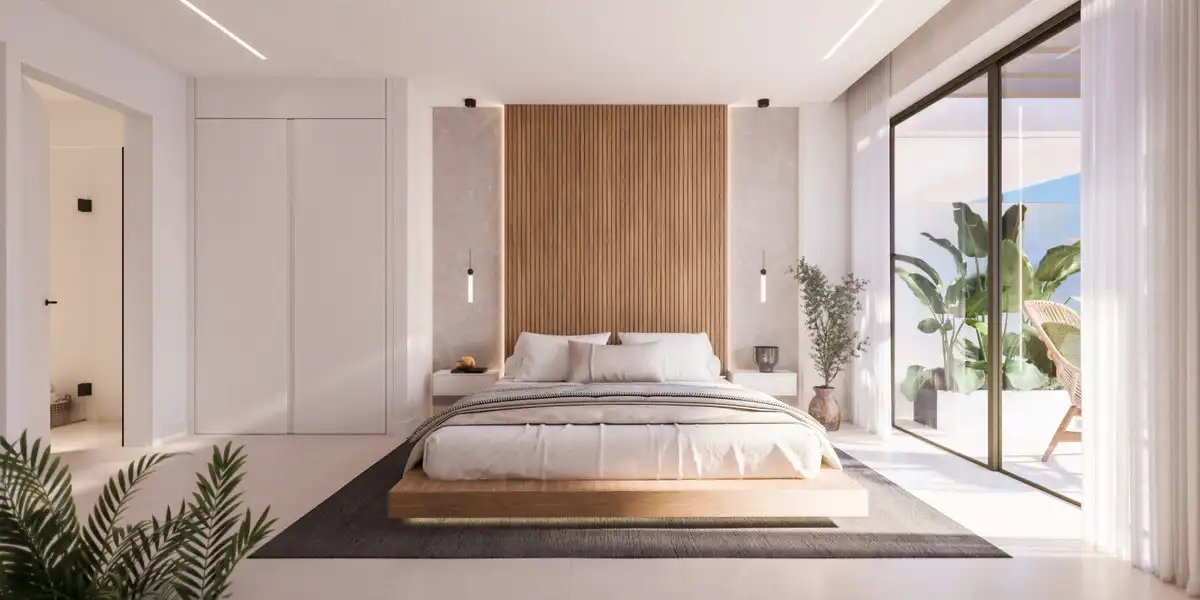 Bedroom of Ground floor for sale in Estepona  with Air Conditioner, Private garden and Terrace