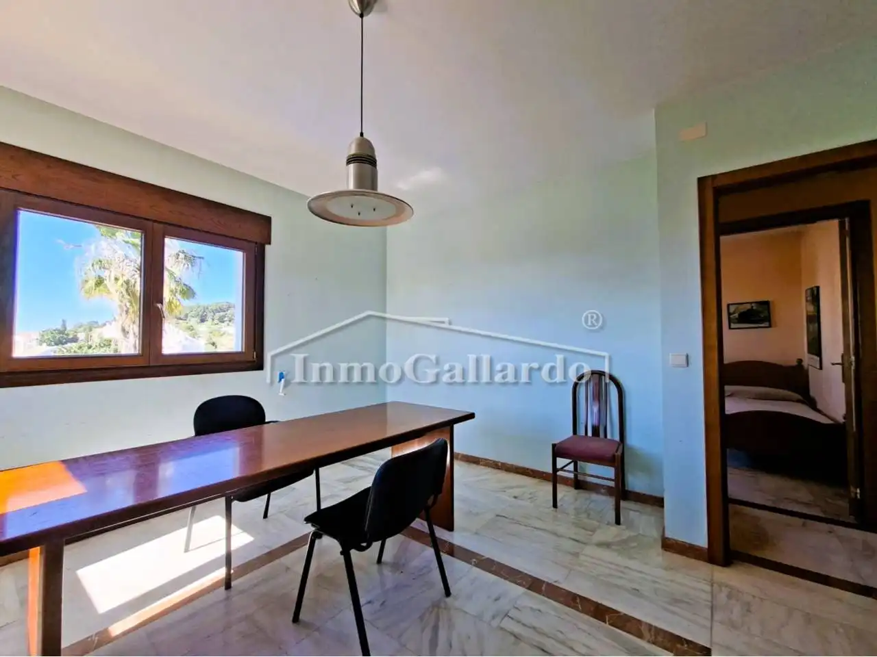 Dining room of Houses for sale in Málaga  with Air Conditioner, Private garden and Parquet flooring