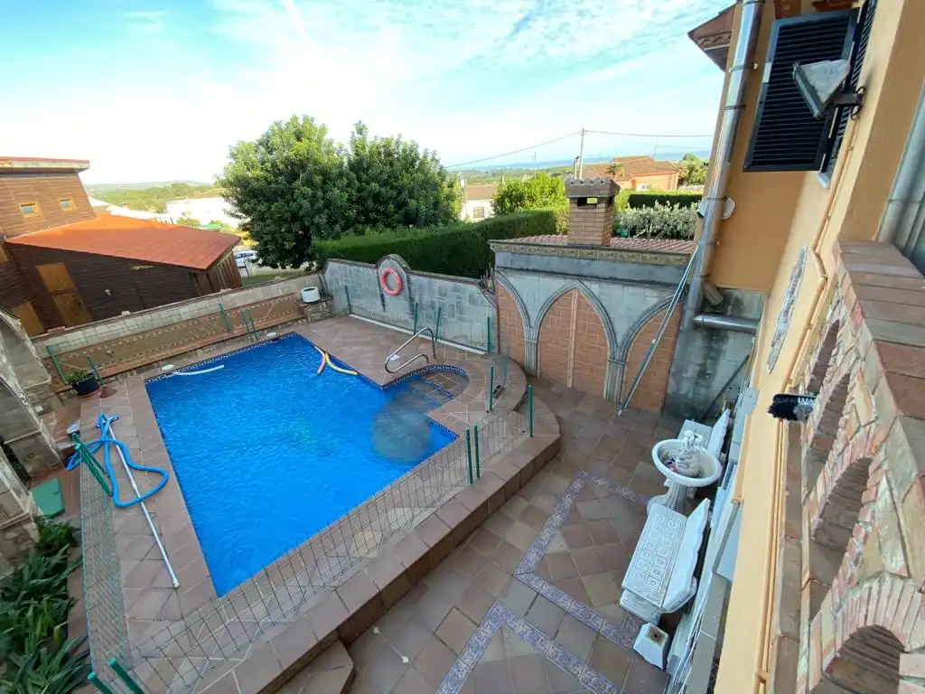 Swimming pool of Detached homes for sale in Altafulla  with Heating, Private garden and Storage room