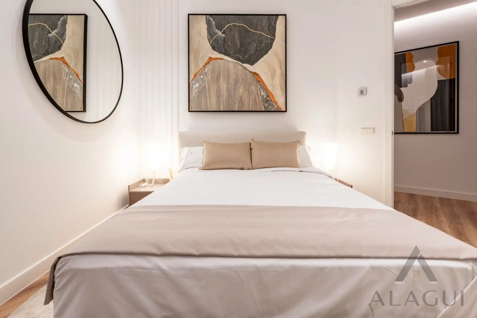 Schlafzimmer von Wohnung zum Verkauf in Madrid mit Klimaanlage, Heizung und Möbliert
