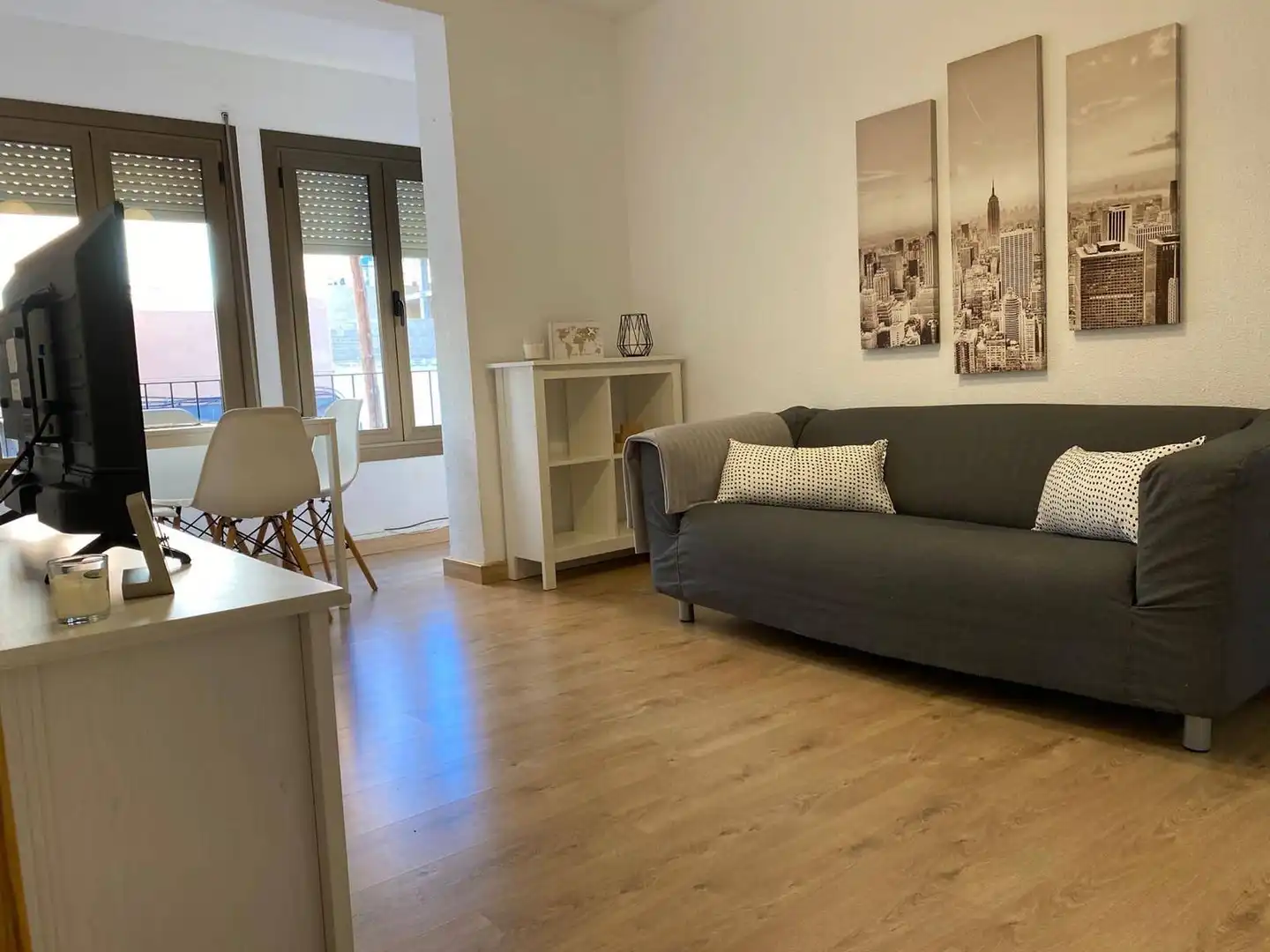 Wohnzimmer von Wohnungen zur Miete in  Palma de Mallorca mit Parkett
