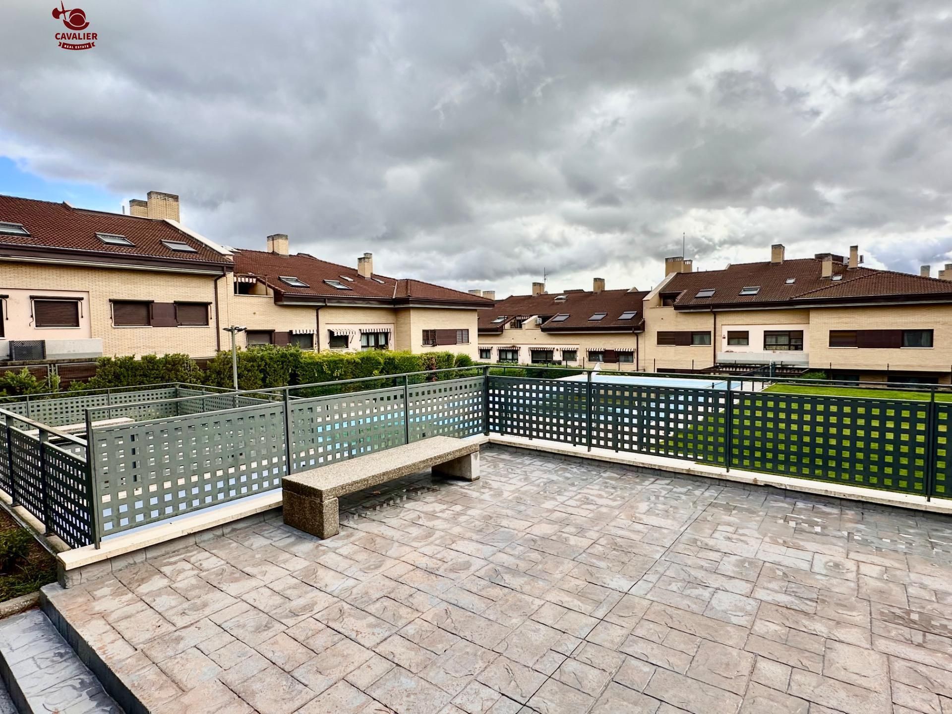 Terrace of Flat for sale in Guadarrama  with Heating, Private garden and Parquet flooring