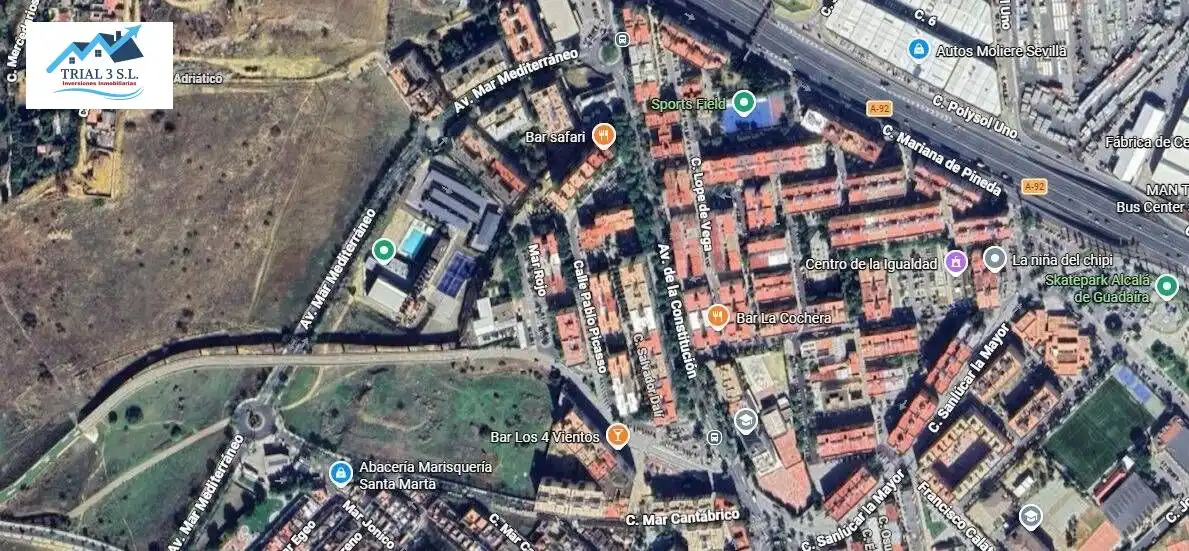 Vista exterior de Pis en venda en Alcalá de Guadaira