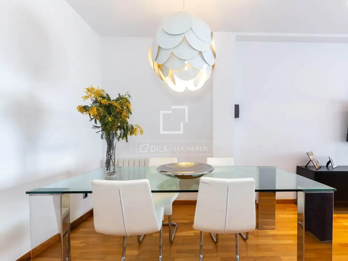 Dining room of Flat for sale in Sant Just Desvern  with Air Conditioner, Heating and Parquet flooring