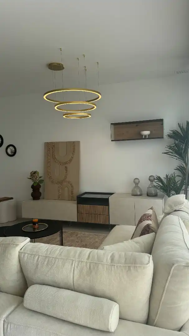 Wohnzimmer von Maisonette zum Verkauf in La Nucia mit Klimaanlage, Privatgarten und Terrasse