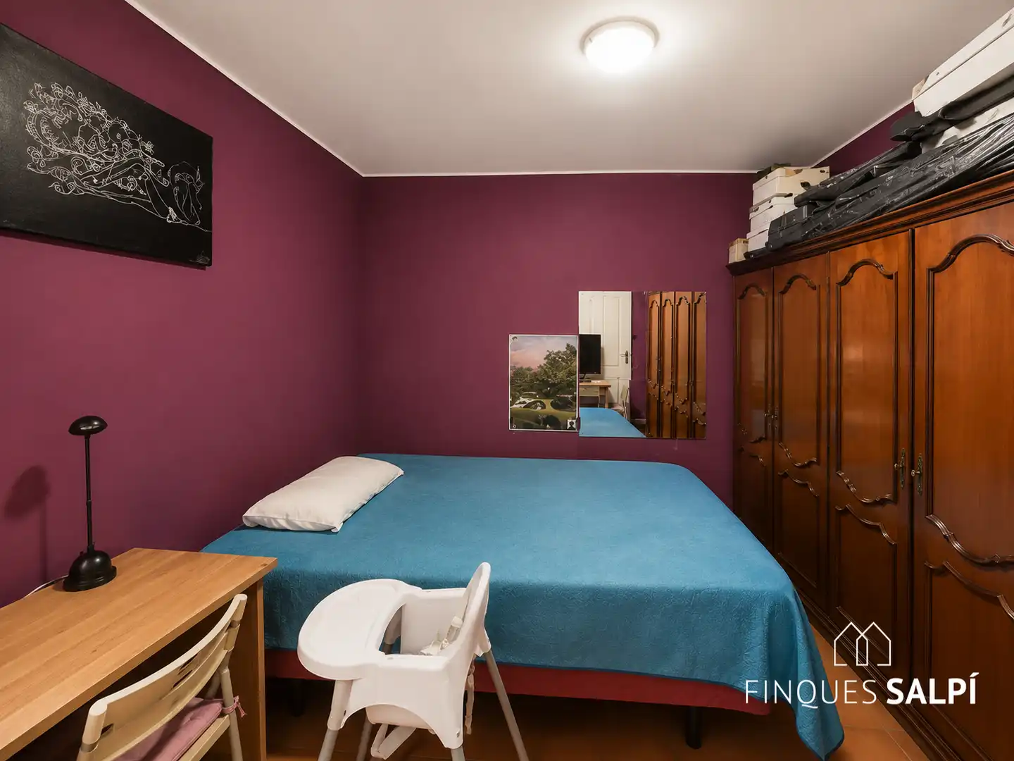 Bedroom of Flat for sale in Figueres  with Furnished