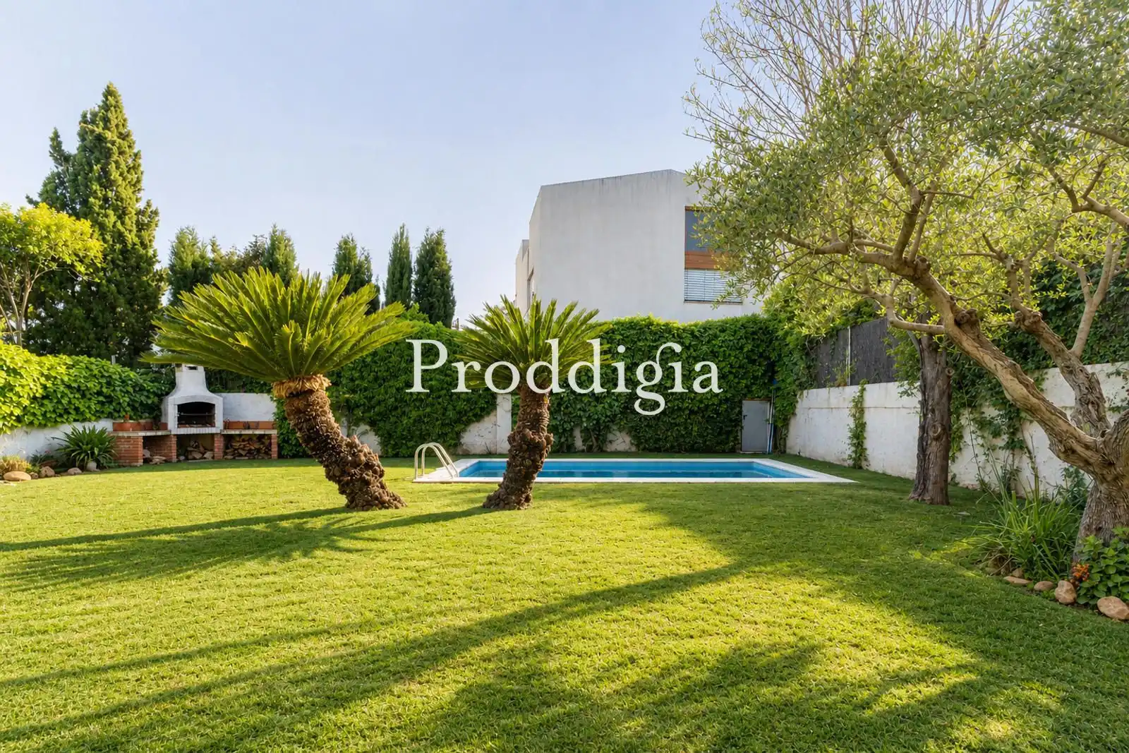Garden of Houses for sale in Sant Cugat del Vallès  with Heating and Swimming Pool