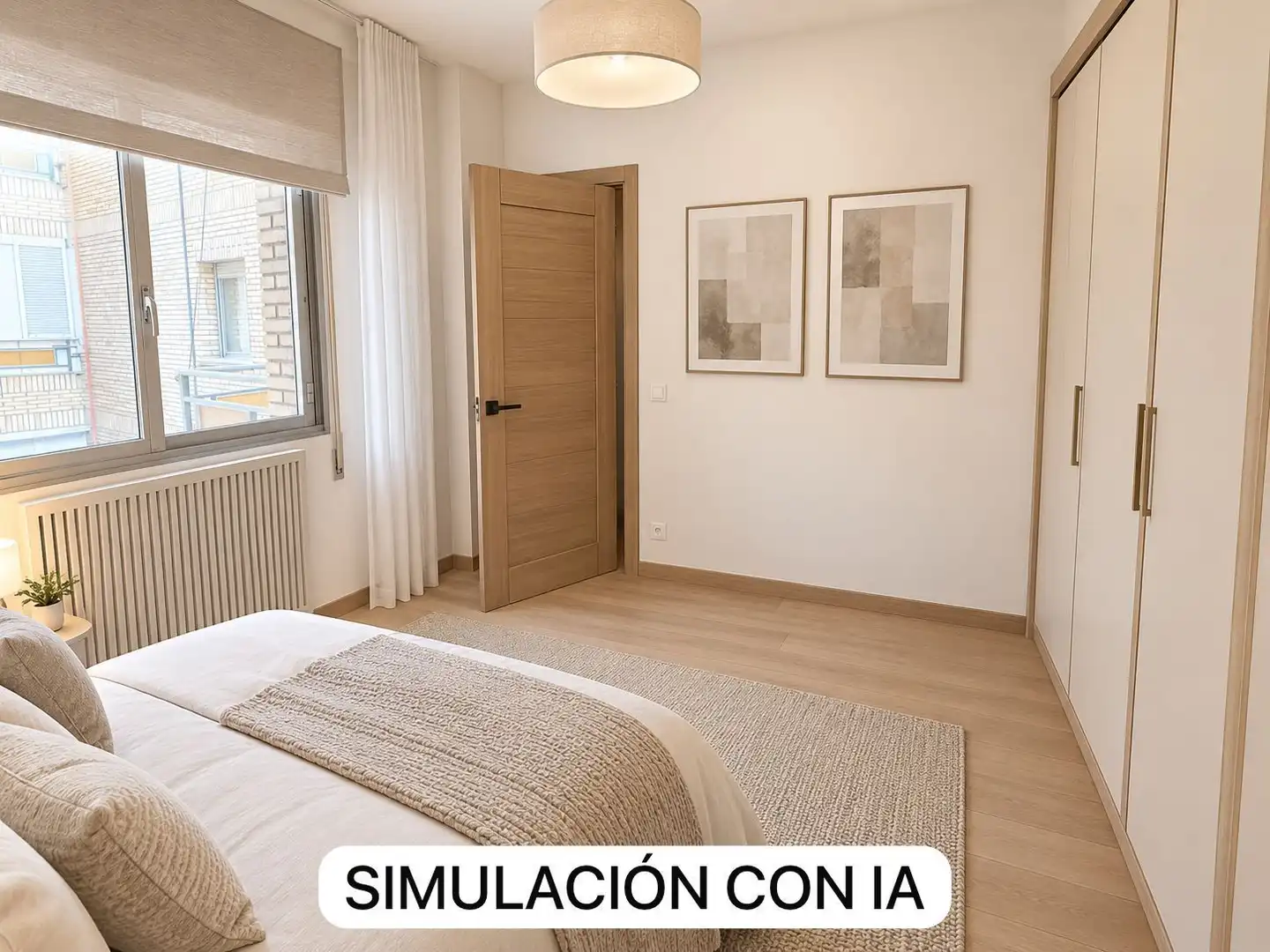 Schlafzimmer von Wohnung zum Verkauf in Madrid mit Heizung und Terrasse