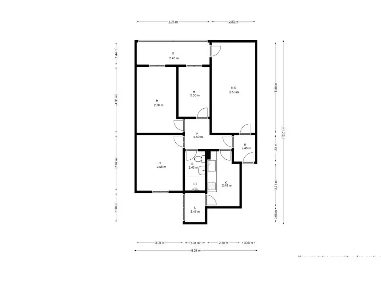 Piso en venta en Granollers con Balcón