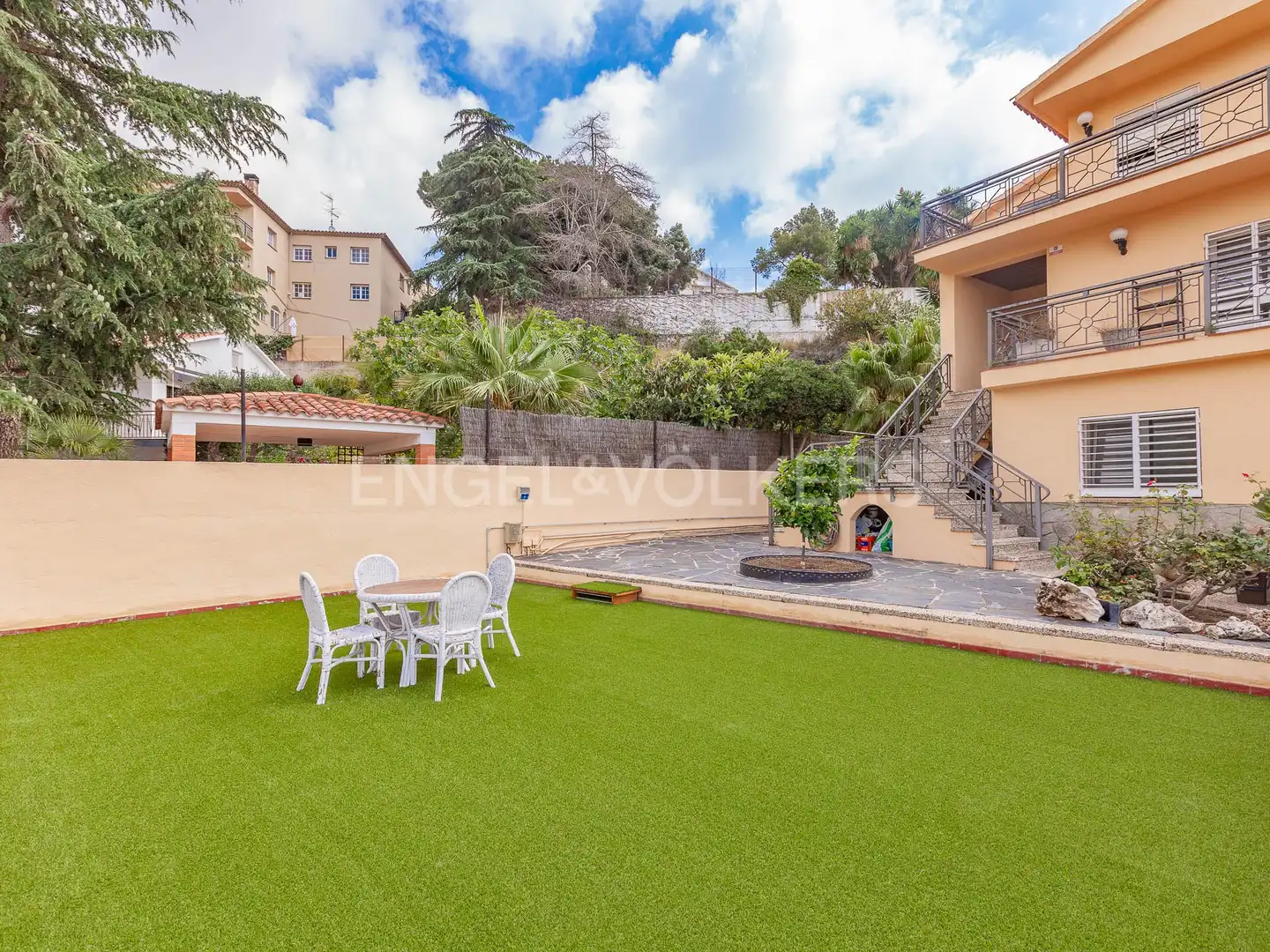 Terraza de Casa o chalet en venta en Mataró con Aire acondicionado, Calefacción y Jardín privado
