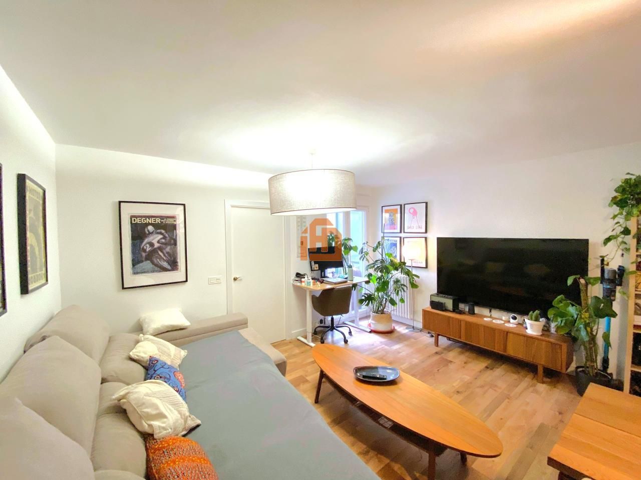 Sala de estar de Apartamento en venta en León Capital  con Calefacción, Parquet y Amueblado