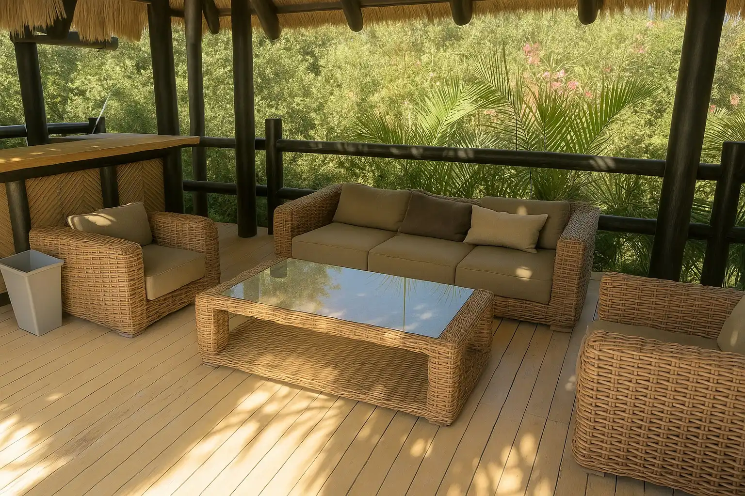 Terrassa de Casa o xalet en venda en Marbella amb Aire condicionat, Jardí privat i Parquet