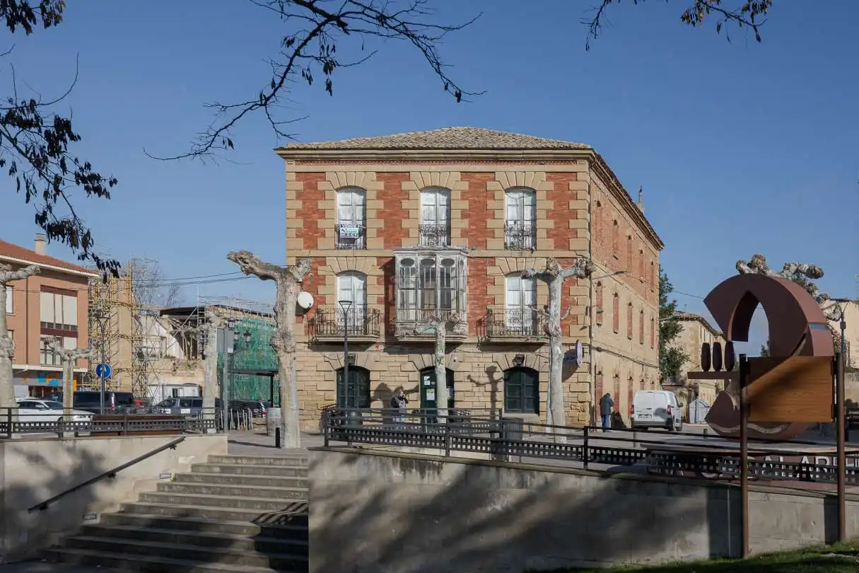 Vista exterior de Casa o xalet en venda en Casalarreina amb Jardí privat