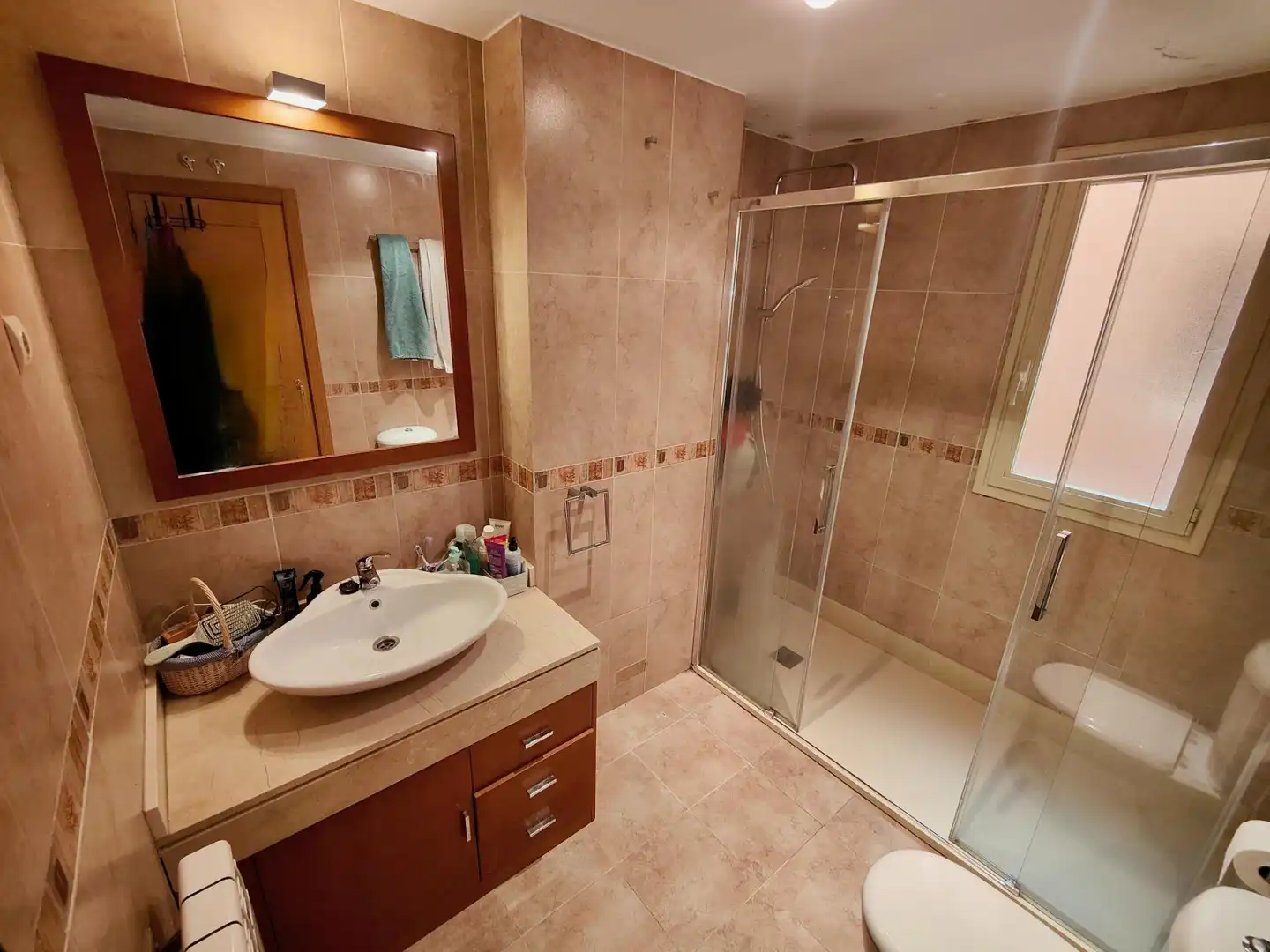 Badezimmer von Wohnung zum Verkauf in Valdemoro mit Klimaanlage, Parkett und Abstellraum