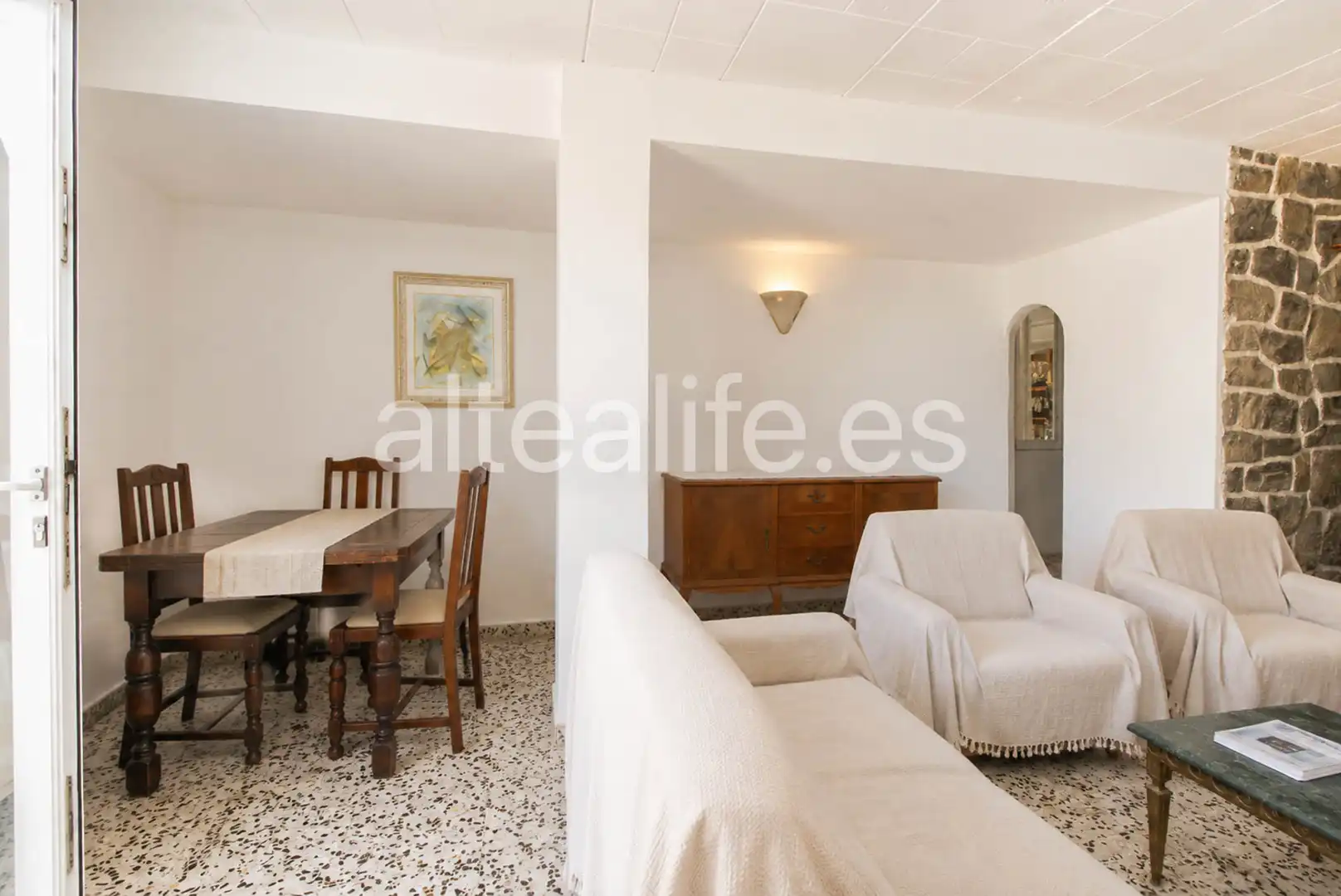 Living room of Houses for sale in Altea  with Air Conditioner, Heating and Terrace