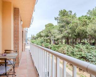 Balcony of Apartment for sale in Roses  with Air Conditioner and Furnished