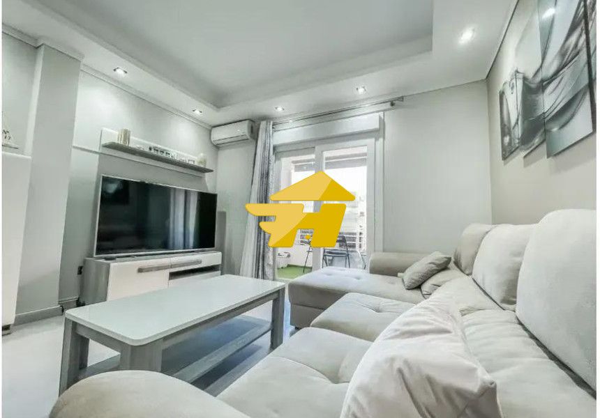 Living room of Flat to rent in Benalmádena  with Air Conditioner, Furnished and Balcony