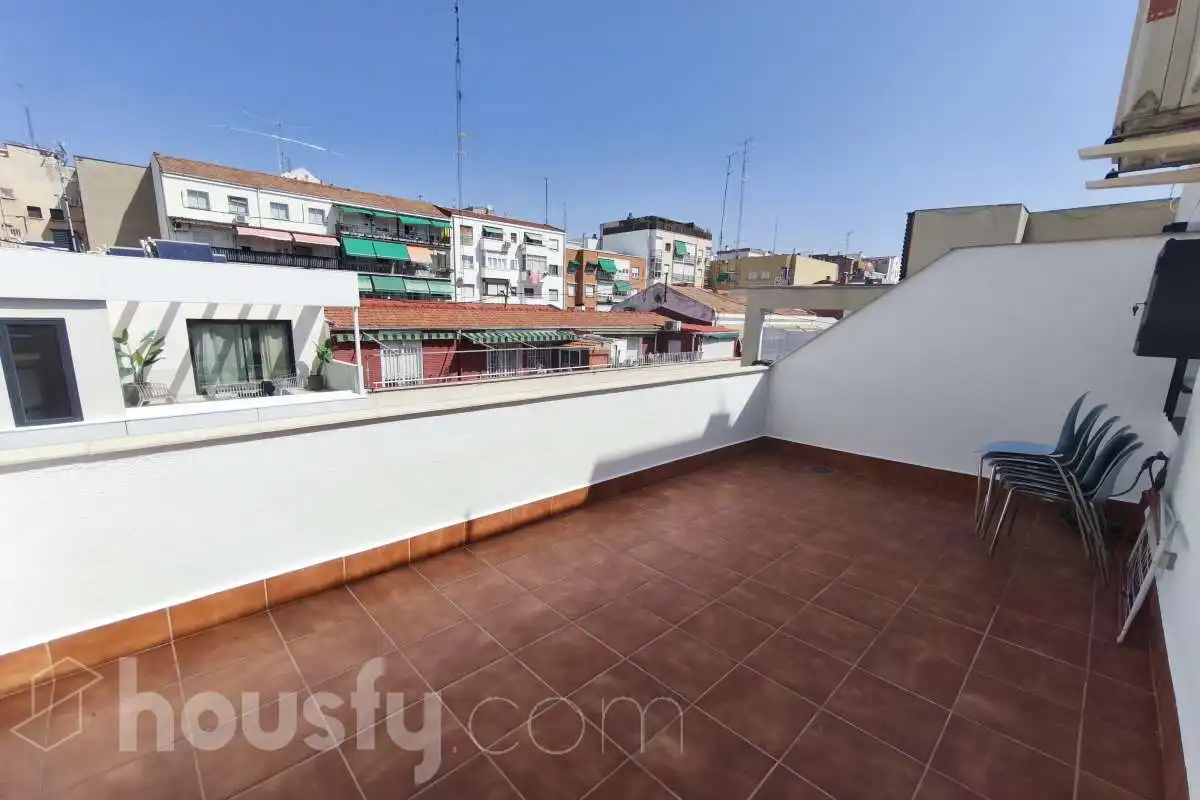 Terrasse von Wohnung zur Miete in Madrid mit Klimaanlage, Heizung und Terrasse