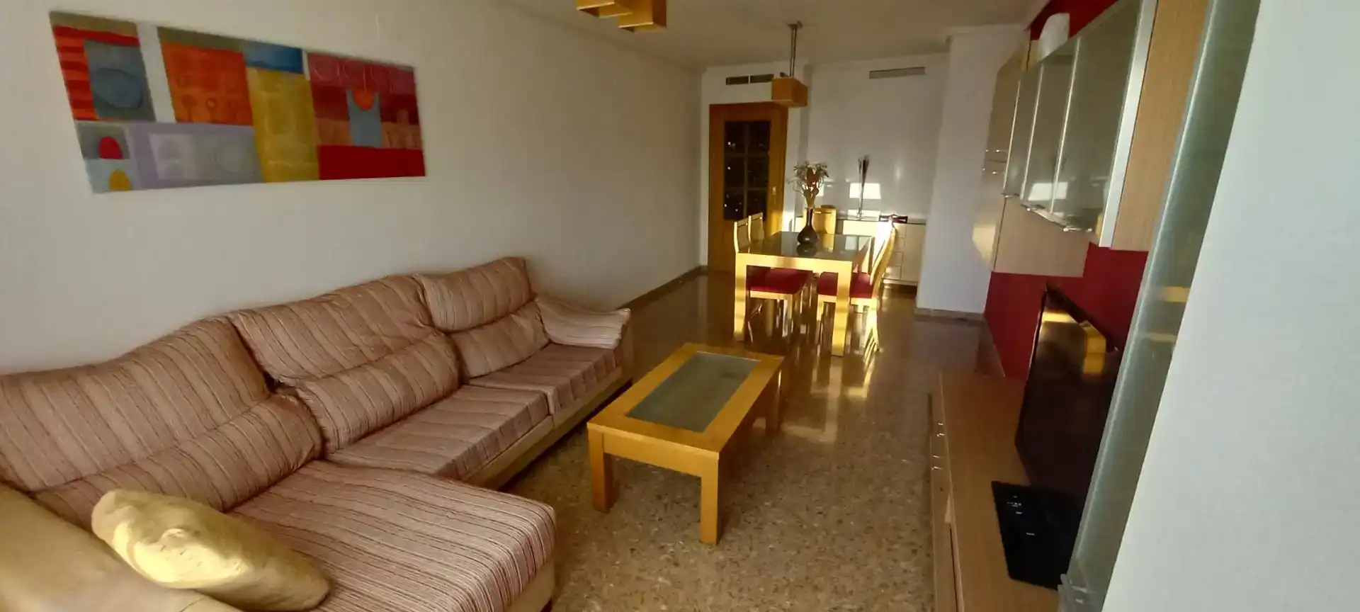 Sala de estar de Piso en venta en Aldaia con Aire acondicionado y Trastero